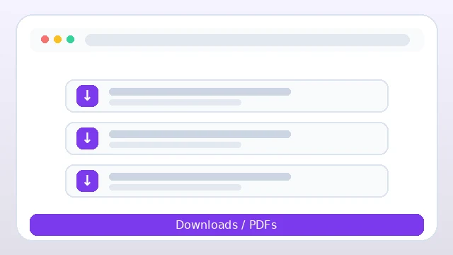 Downloads / PDFs