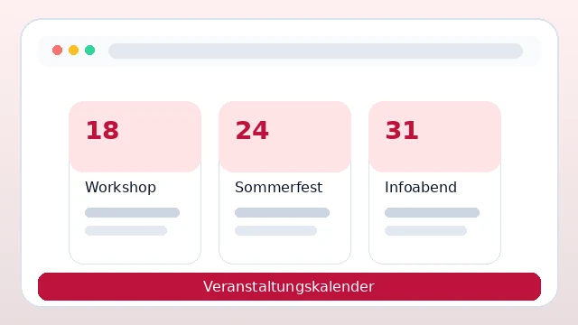 Veranstaltungskalender