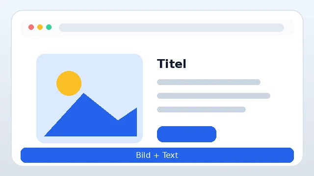 Bild + Text