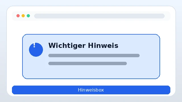 Hinweisbox