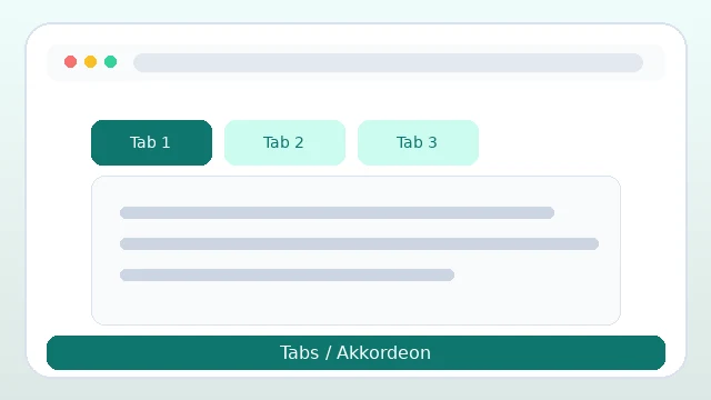Tabs / Akkordeon